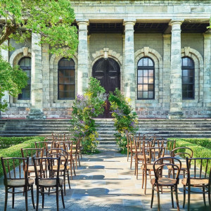 歴史香る洋館を背景にガーデンでの挙式も可能|旧桜宮公会堂の写真(57103270)