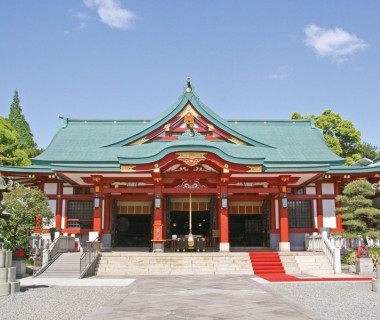 日枝神社(濱田家から車で約20分)