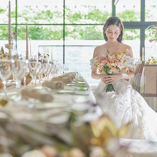 オシャレなブーケでドレスをより華やかに|KOTOWA 京都 八坂(コトワ 京都 八坂)の写真(33573719)