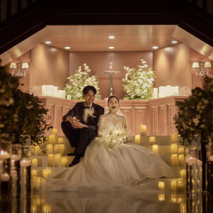 前撮りではおふたりの自然な笑顔を撮影できます|アルカンシエル luxe mariage 大阪（アルカンシエルグループ）の写真(47704820)