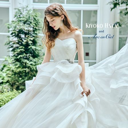【KIYOKO HATA】館内のドレスサロンでご試着可能です♪(KH-1002)|アルカンシエル luxe mariage 大阪（アルカンシエルグループ）の写真(48211905)