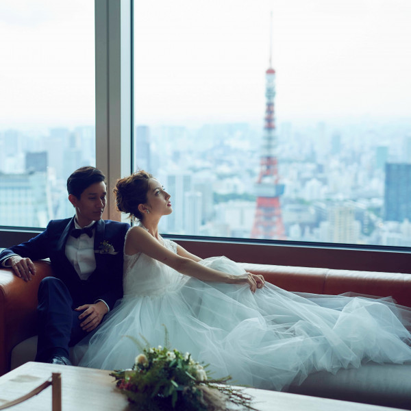東京タワーが目の前に見える贅沢で優雅なロケーションで、大切な方との時間をお過ごしください。