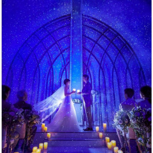 【祝日*ギフト2万】星降るチャペル×フロア貸切×花嫁ALL体験