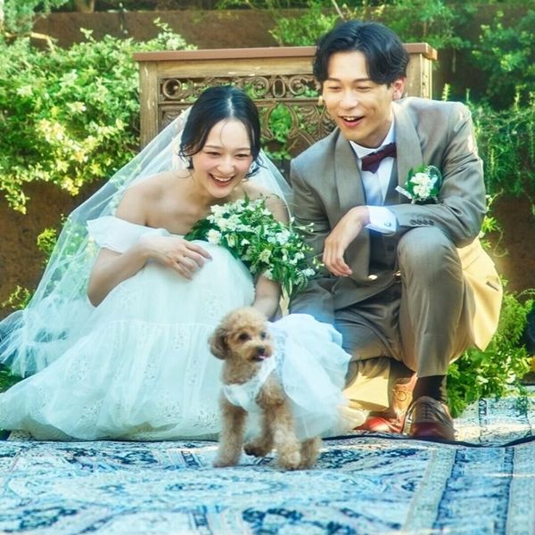 【公式HPからの予約がお得】ペット婚限定特典付きの安心価格で叶うペットWedding＊