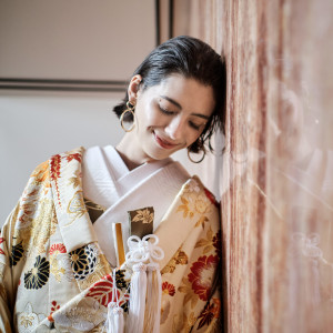 和装にはショートヘアもおすすめ|ザ・ガーデンオリエンタル・大阪の写真(46368852)