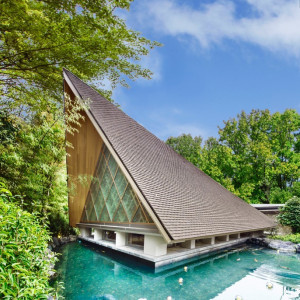 水辺に浮かぶ水のチャペル|ザ・ガーデンオリエンタル・大阪の写真(3206626)
