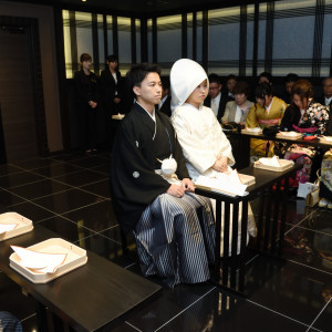つくば神社の分社である神殿で
厳かなお式を・・・|L'AUBE（ローブ）の写真(1858861)