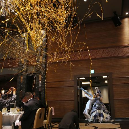 まるでコンサートの演出のような大迫力の入場も叶う！|ザ・ロイヤルクラシック福岡の写真(994372)