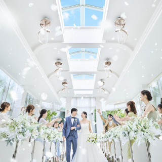 天候に左右されないフラワーシャワーで暑い時期や寒い時期でも安心