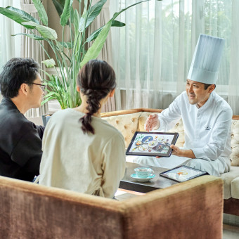 おふたりから感謝の言葉をお伝えするパーティを