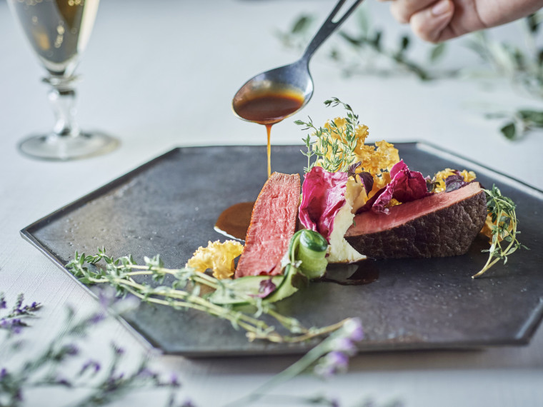 ◆料理大好評◆オープンキッチン付き!結婚式当日に選べる料理!