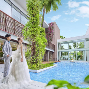 下見した会場の写真