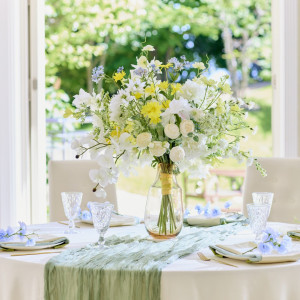 卓上装花|ララシャンスHIROSHIMA迎賓館の写真(53013946)