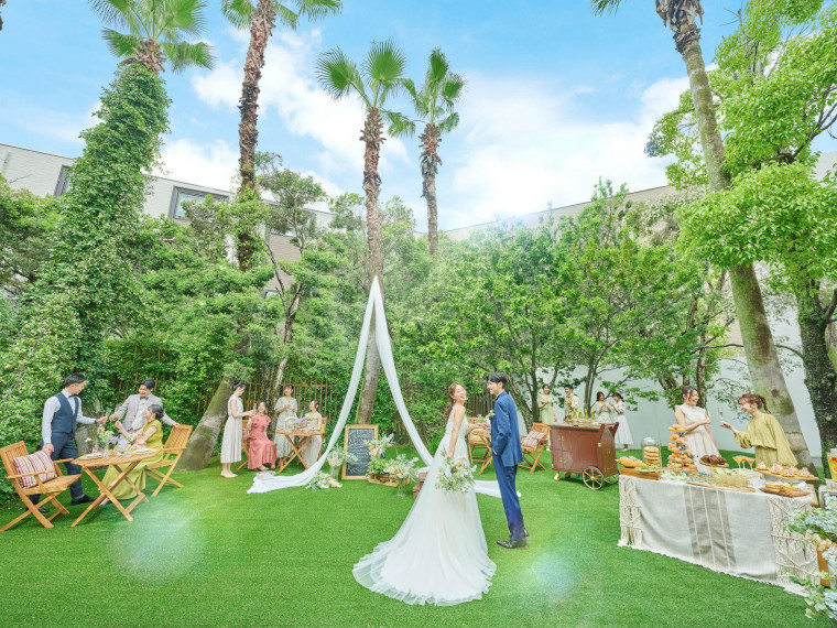 ゲストハウスだからこそ叶うリゾートガーデンのおもてなし