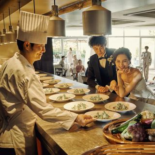 【平日BIG★特選牛試食】駅近*貸切ガーデン&緑と光のチャペル体験
