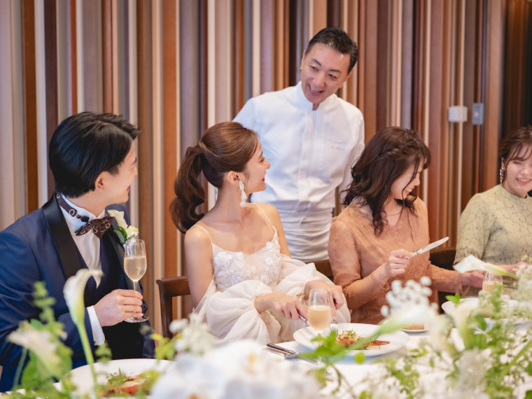 【少人数結婚式】近しい人たちとゆっくり会食会を!