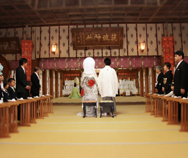 筑波山神社にて