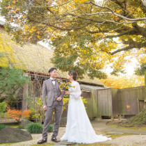和装だけでなく、洋装も映える|藤右ェ門WEDDING（国登録有形文化財）の写真(54149021)