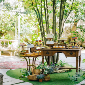 たくさんのデザート共にゲストをおもてなし|ハートコート横浜の写真(55372415)