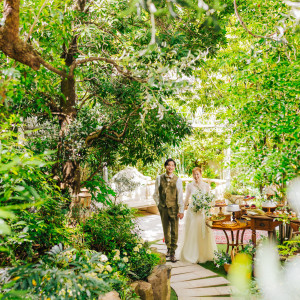 まるで絵本の中に飛び込んだような世界観のガーデン|ハートコート横浜の写真(55546328)