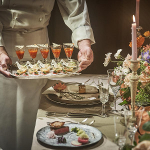 英国の晩餐会のような雰囲気で。五感で楽しむ美食のスタート|ハートコート横浜の写真(55905163)