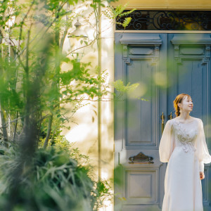 おふたりの邸宅の入口でお出迎え|ハートコート横浜の写真(55487582)