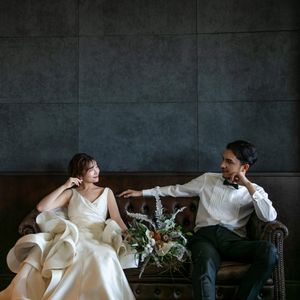 インポートドレスで彩る、開放感あるロケーションフォト