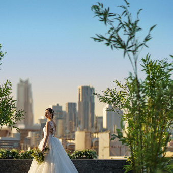 ドレスが映える空間で素敵な写真を残して