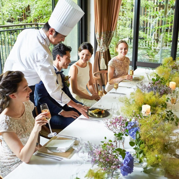 おふたりのおもてなしのお気持ちをお料理に込めて