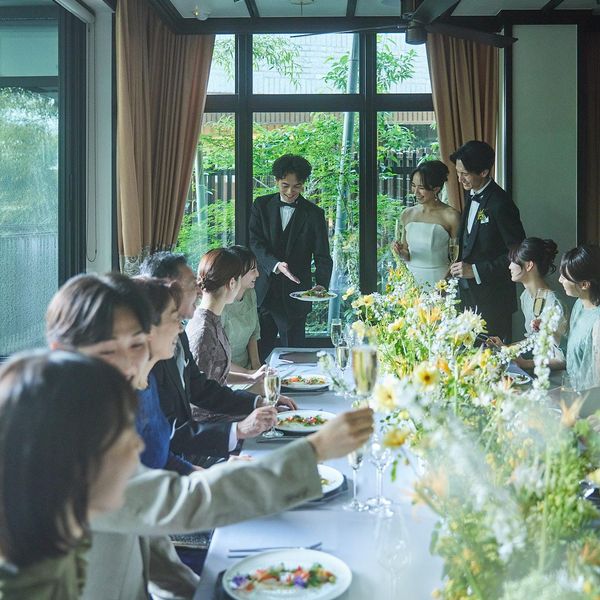 おふたりから想いが伝わる和やかなお食事会