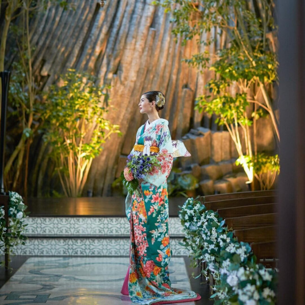 和装もドレスも美しく映える空間