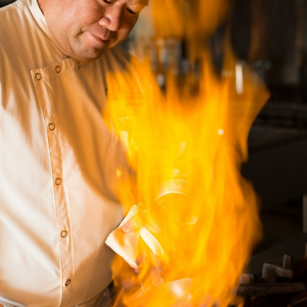 オープンキッチンがある会場では実際に調理している姿をみることができます。五感で楽しめるゲストをもてなすにはピッタリのお料理です。|Ciel Belle Terre（シエル ベル テール）の写真(1357111)