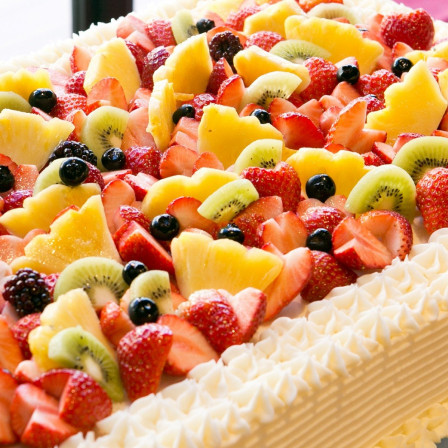 フルーツ盛りだくさんのフルーツケーキ。|Ciel Belle Terre（シエル ベル テール）の写真(815779)