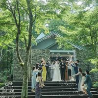 旧軽井沢KIKYOキュリオ・コレクションbyヒルトン(元:旧軽井沢ホテル)の結婚式の公式写真