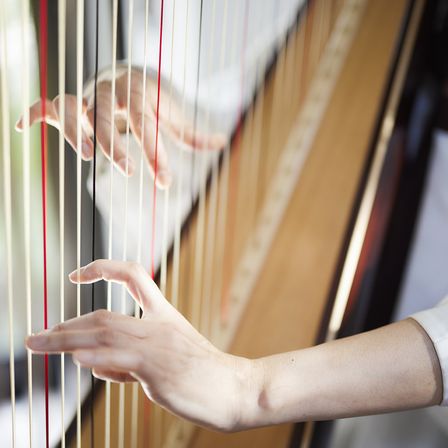 ハープの音色が響き渡る、厳かなセレモニー|旧軽井沢KIKYOキュリオ・コレクションbyヒルトン(元:旧軽井沢ホテル)の写真(25369773)
