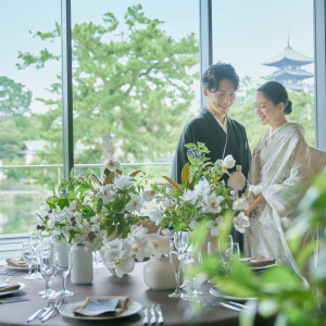 館内フォトスポットでの前撮りも可能|KOTOWA 奈良公園 Premium View（コトワ 奈良公園 プレミアム ビュー）の写真(34907766)