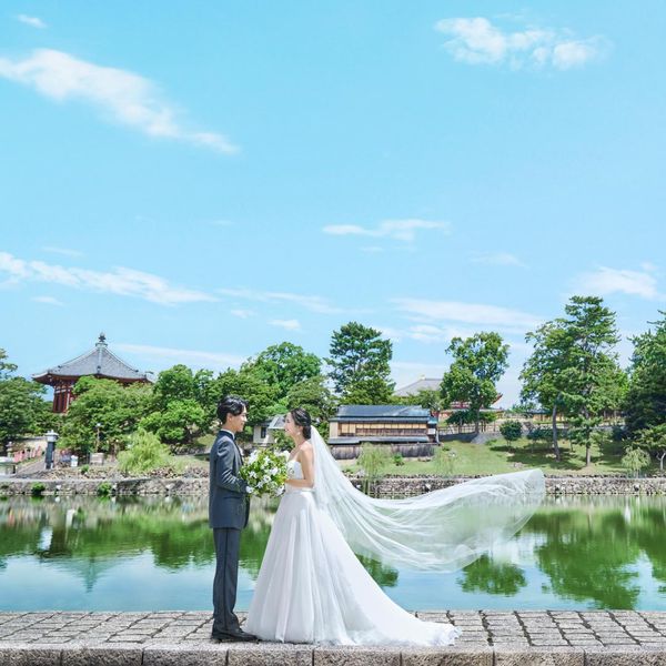 興福寺と猿沢池を背景に迎える当日はKOTOWAだけ！|KOTOWA 奈良公園 Premium View（コトワ 奈良公園 プレミアム ビュー）の写真(63168672)