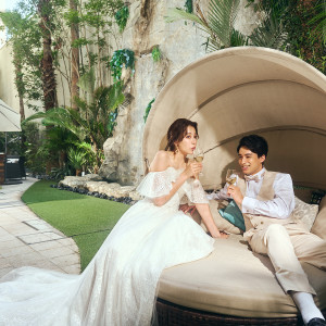 まるでリゾートのような非日常空間。想い出に残る写真をたくさん撮ろう！|ル・センティフォーリア大阪（クラウディアホールディングスグループ）の写真(55198361)