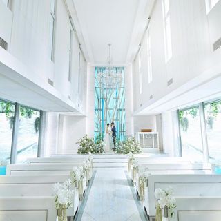 【夏SP*120万優待】感動!水のチャペル×大階段×絶品試食フェア