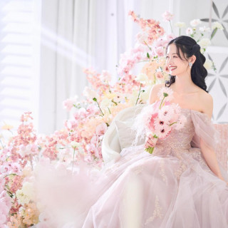 【憧れドレス特典付】初見学も安心♪大階段入場体験×豪華試食