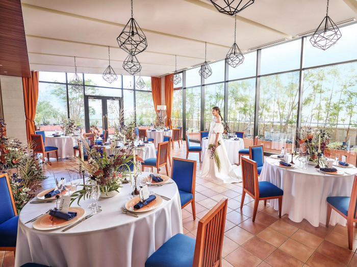 最上階フロアを丸ごと貸切にゆったりとした時間を過ごせる