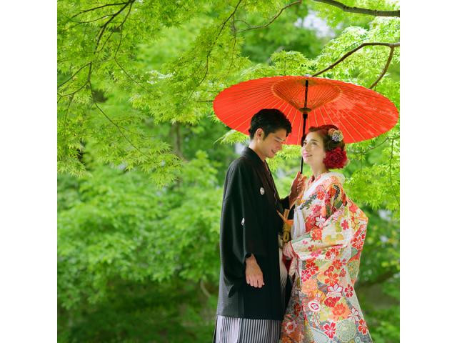 和洋叶う自然あふれる前撮り撮影