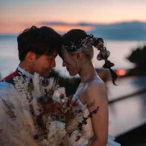 おだやかな夕景に心がゆっくり満たされていく|指帆亭 Shihantei Pine Tree Resortの写真(54164732)