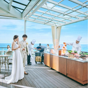【正月BIG特典付】贅沢試食×海*空チャペル×オーシャンビュー会場