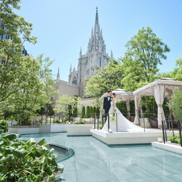 水辺での写真撮影ができる