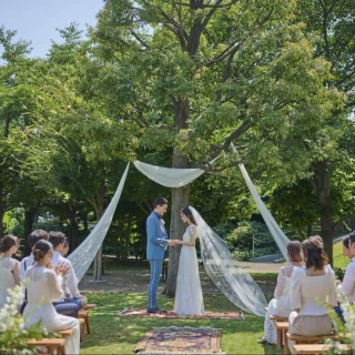 月1BIG【最大160万特典×2万ギフト】ガーデン挙式×絶品コース試食