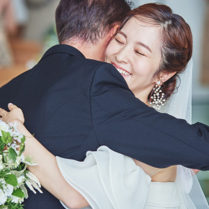 お父さんありがとう！花嫁姿で感謝を伝えよう|ルクリアモーレ福岡の写真(35482399)