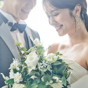 ブーケにもふたりの「好き」を詰め込んでオリジナリティあふれる結婚式|ルクリアモーレ福岡の写真(35483707)