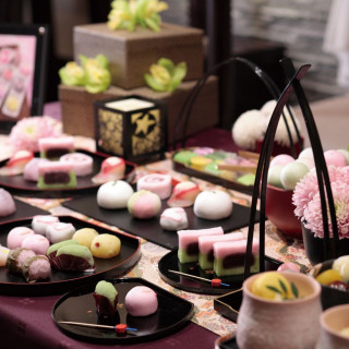 和菓子を使ったおもてなしも人気。おふたりらしいおもてなしの形をゲストに届けよう