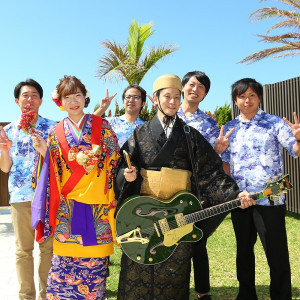 かりゆしや琉装を着用しての写真撮影も沖縄らしくておススメ！|セントレジェンダOKINAWA（CENTLEGENDA OKINAWA）の写真(7268081)
